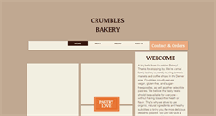 Desktop Screenshot of crumblesbakes.com